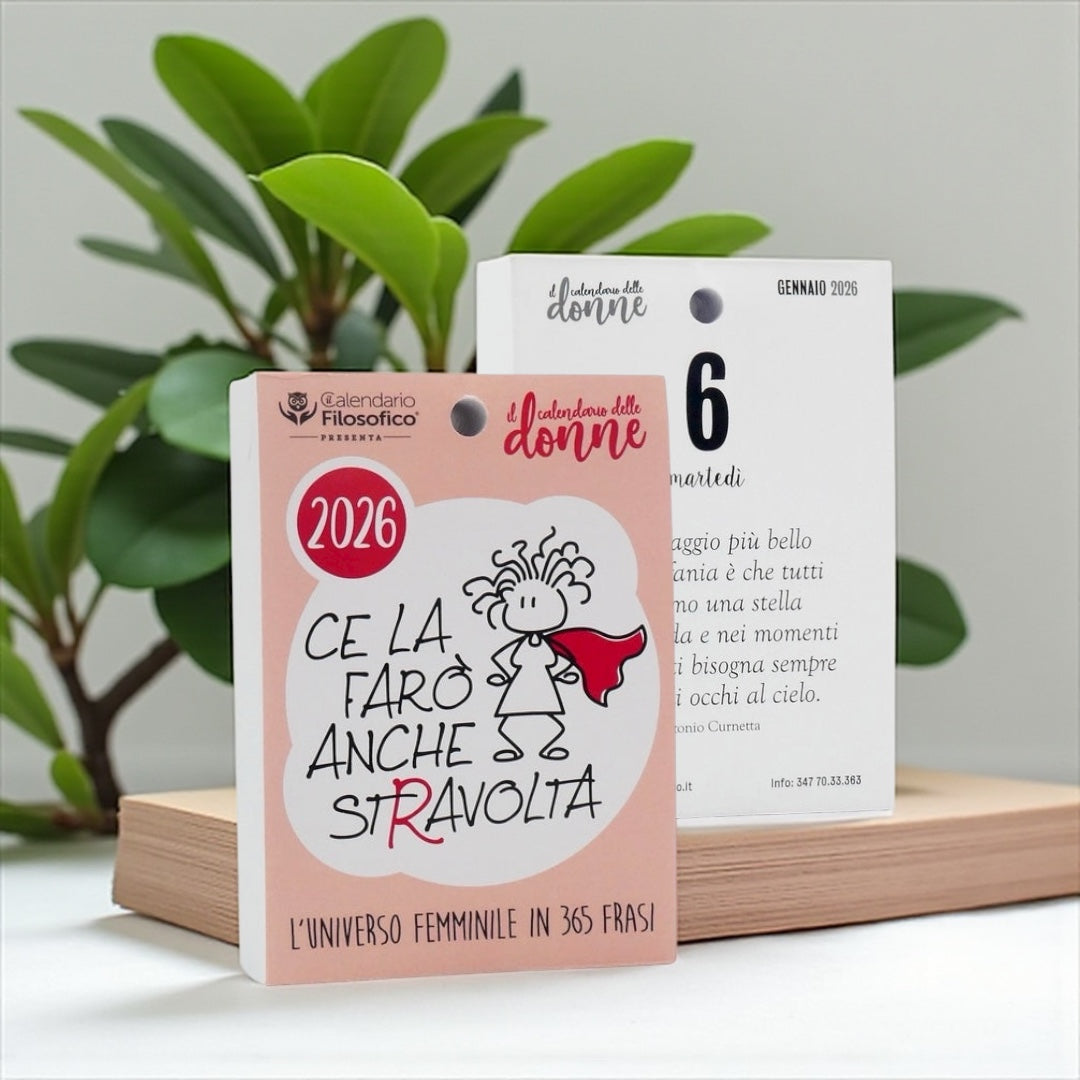 Calendario delle DONNE 2026 - A6 PICCOLO  10x14 cm - INSERTO