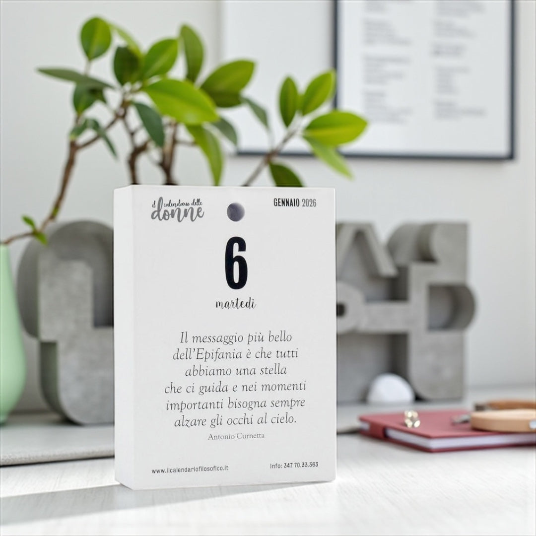 Calendario delle DONNE 2026 - A6 PICCOLO  10x14 cm - INSERTO
