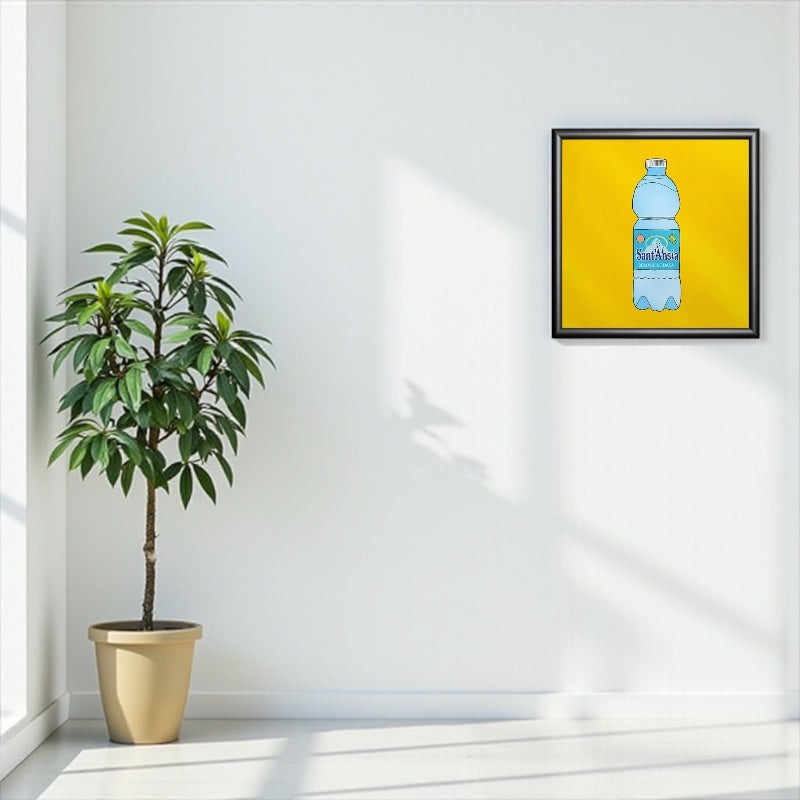 Poster ironico 20x20cm - SANT'ANSIA