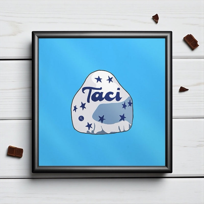 Poster ironico 20x20cm - TACI