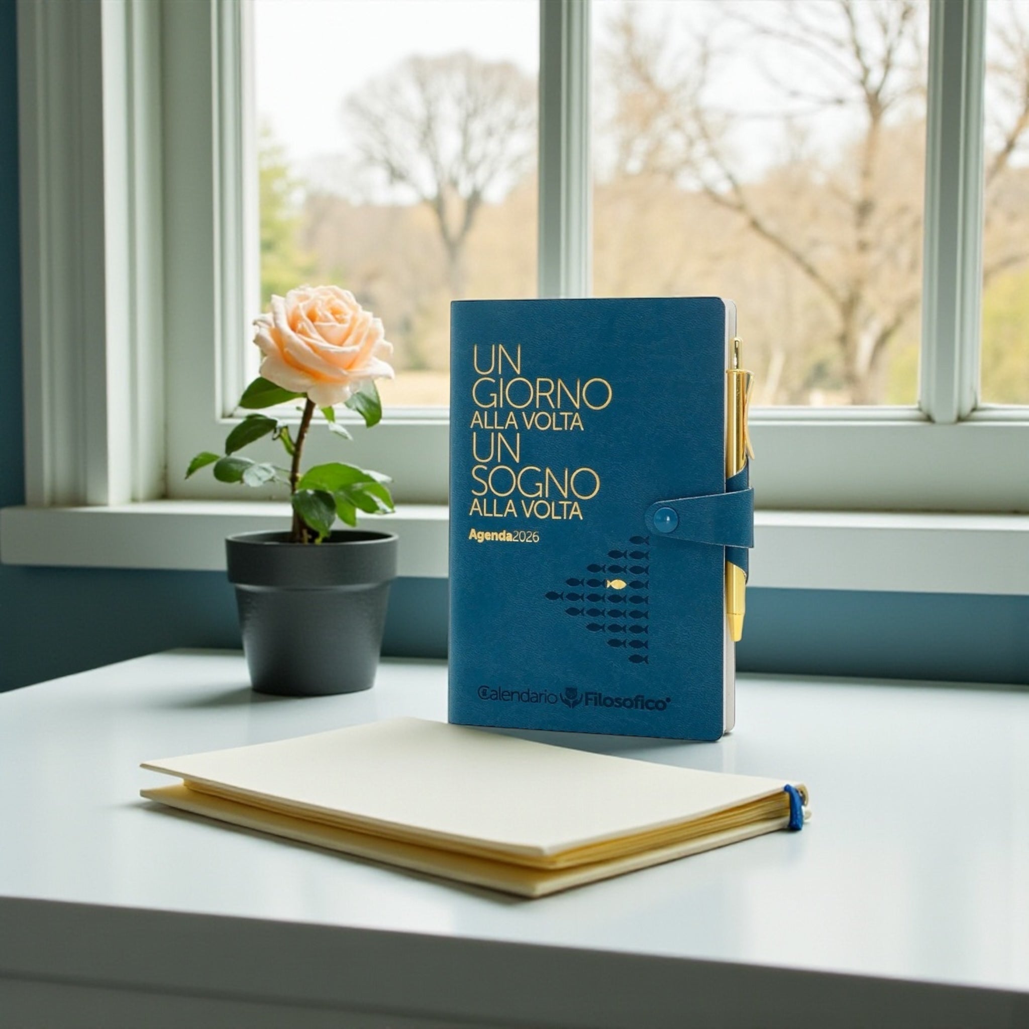 Agenda Filosofica Giornaliera 2026 - PICCOLA 9,5 x 14,5 cm