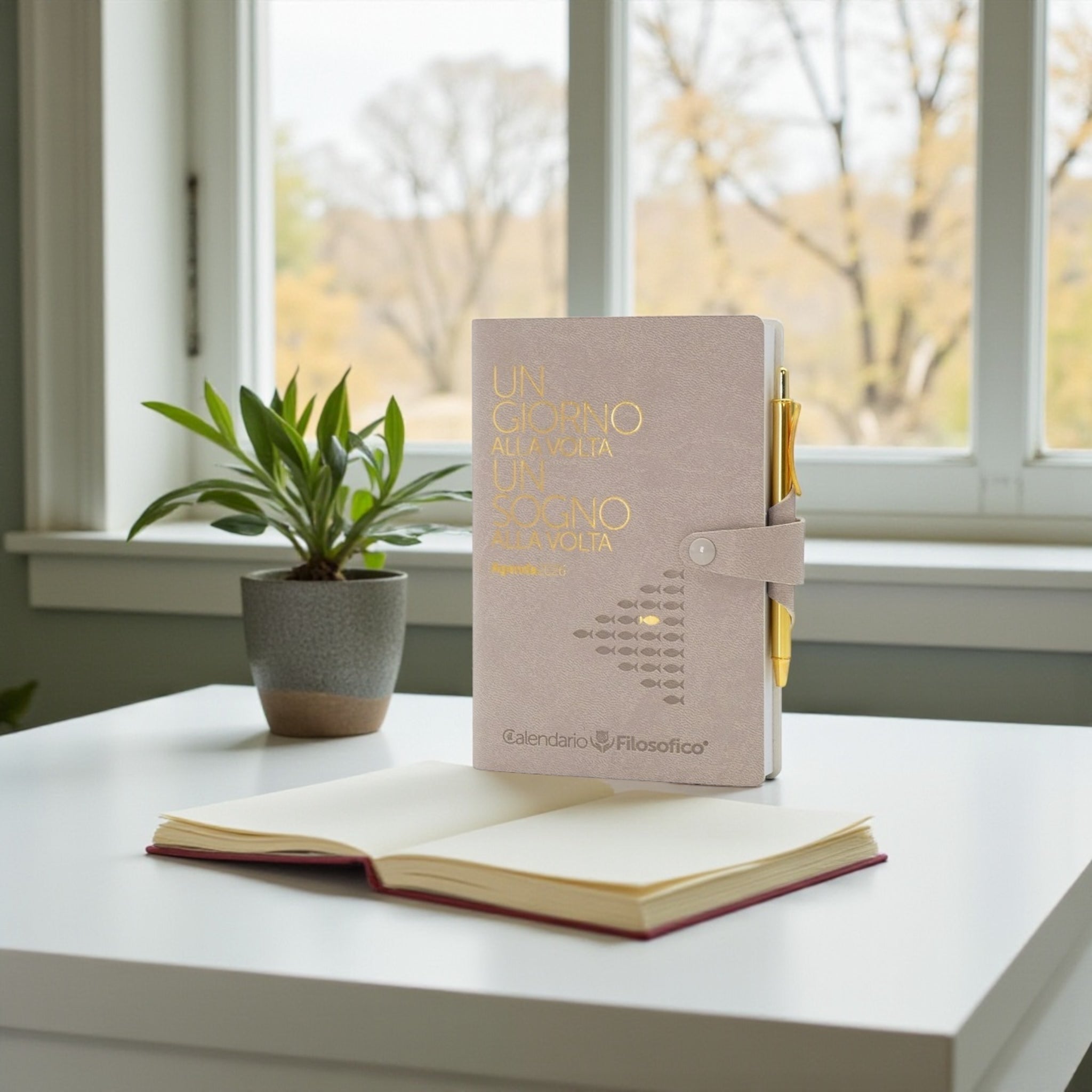 Agenda Filosofica Giornaliera 2026 - PICCOLA 9,5 x 14,5 cm