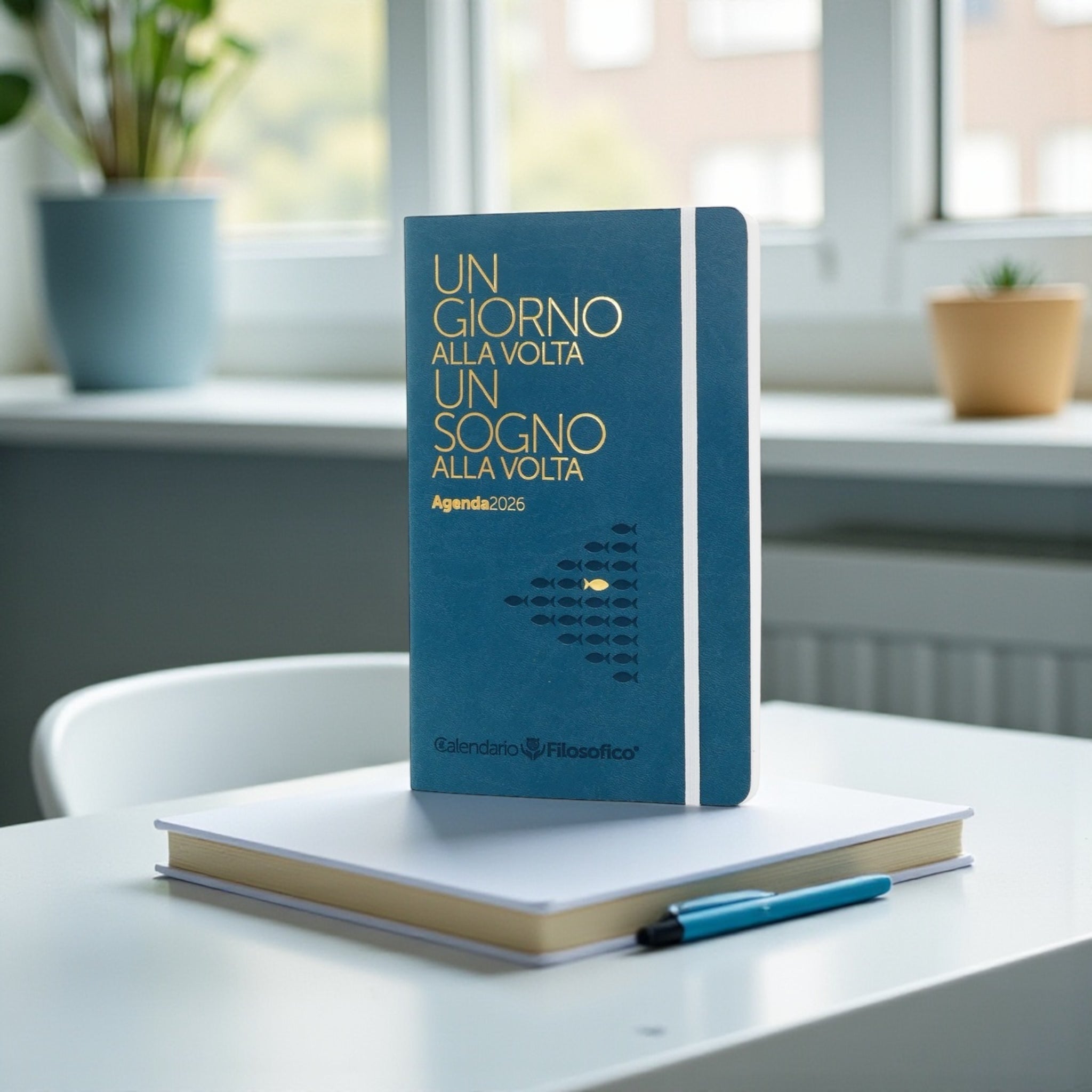 Agenda Filosofica Giornaliera 2026 - MEDIA  13 x 21 cm