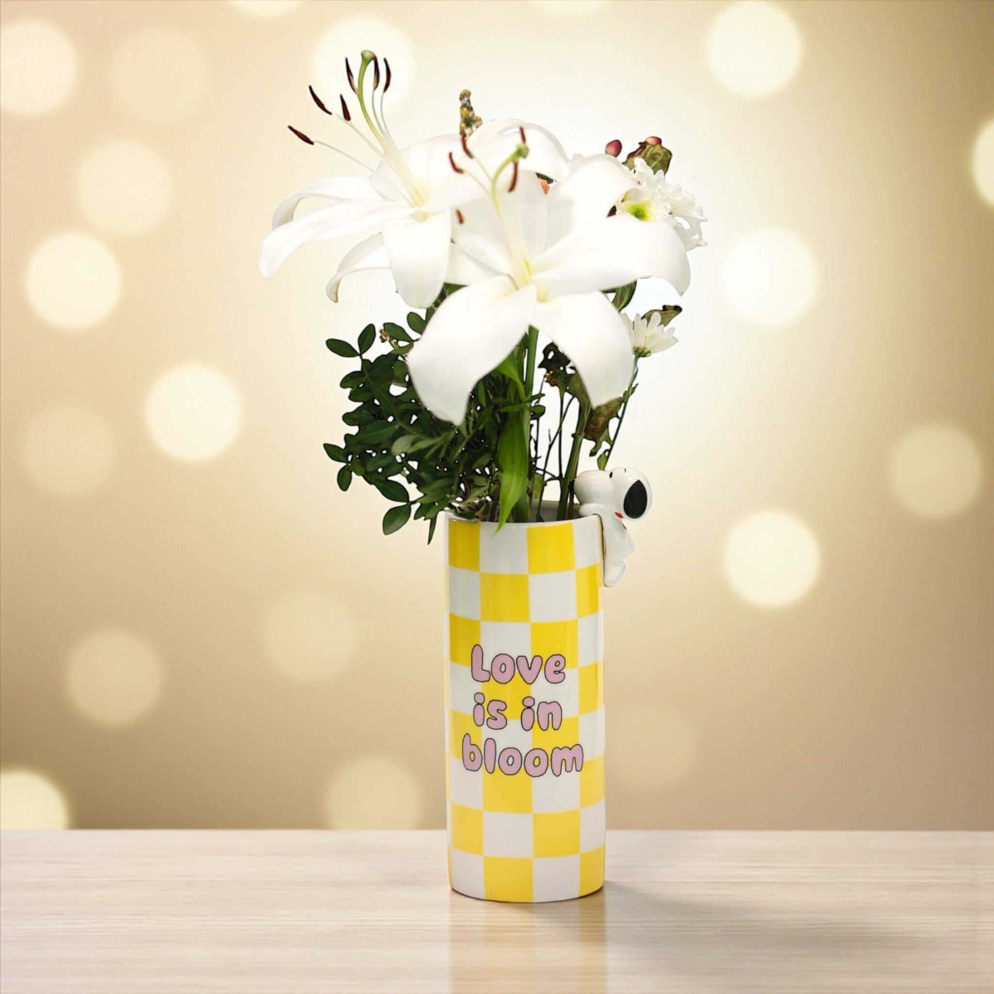 Vaso LOVE IS IN BLOOM  - Giallo