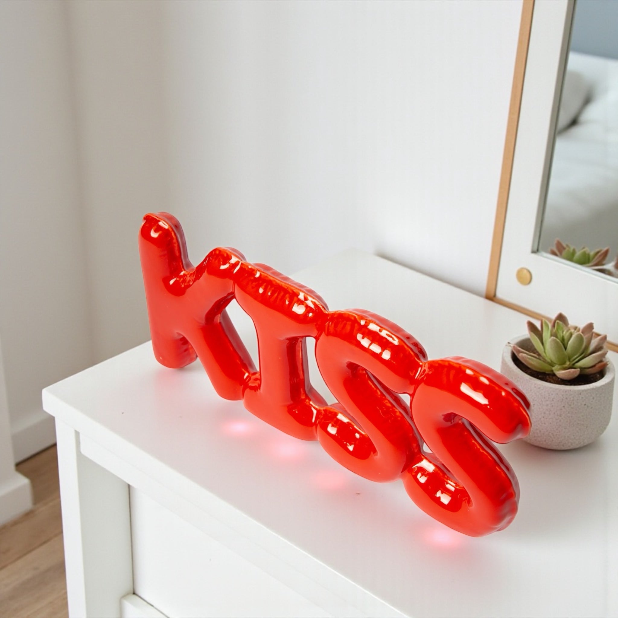 KISS BALLOON - Rosso