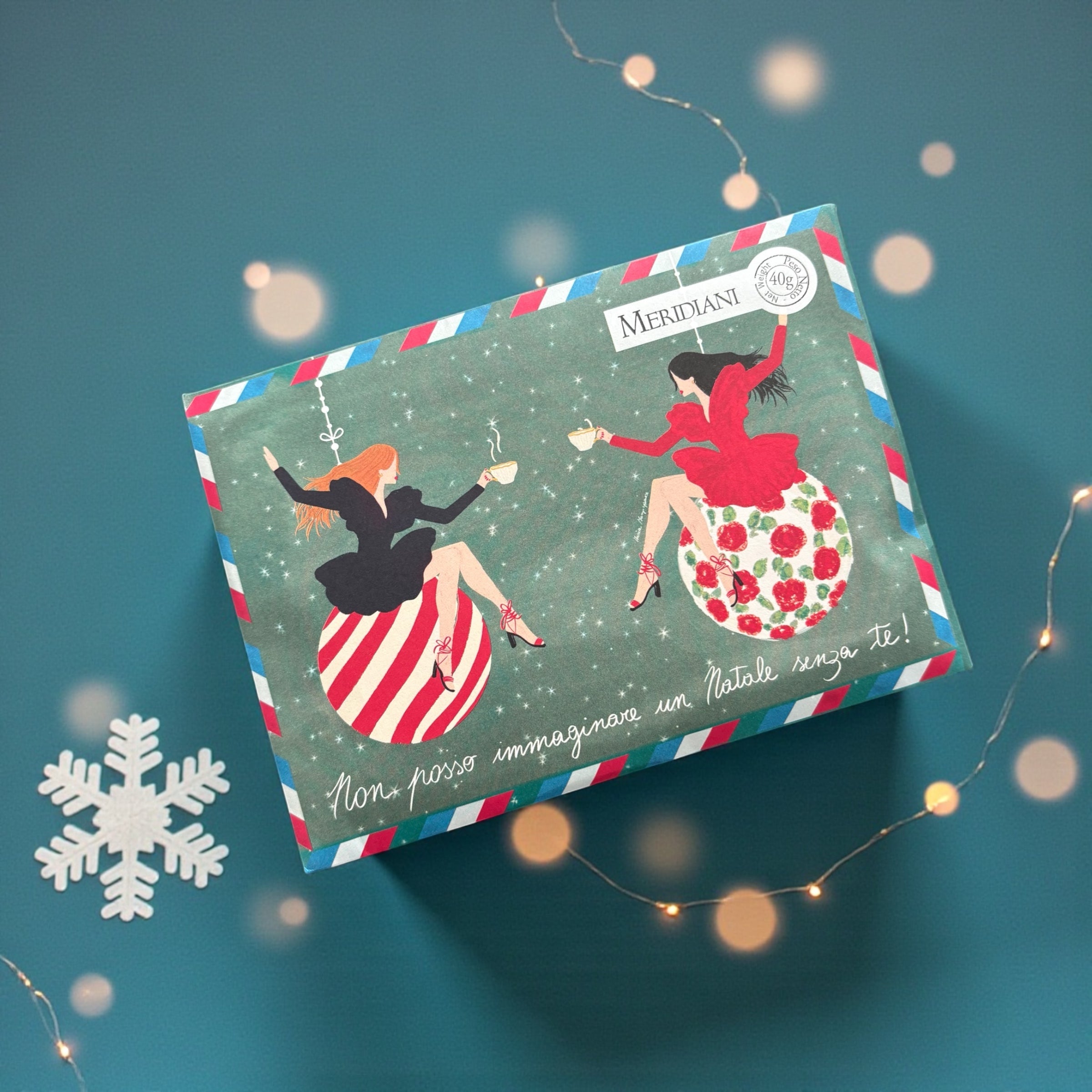 Set 4 BUSTE DEDICATE NATALE - Miscele di Té per Infusione