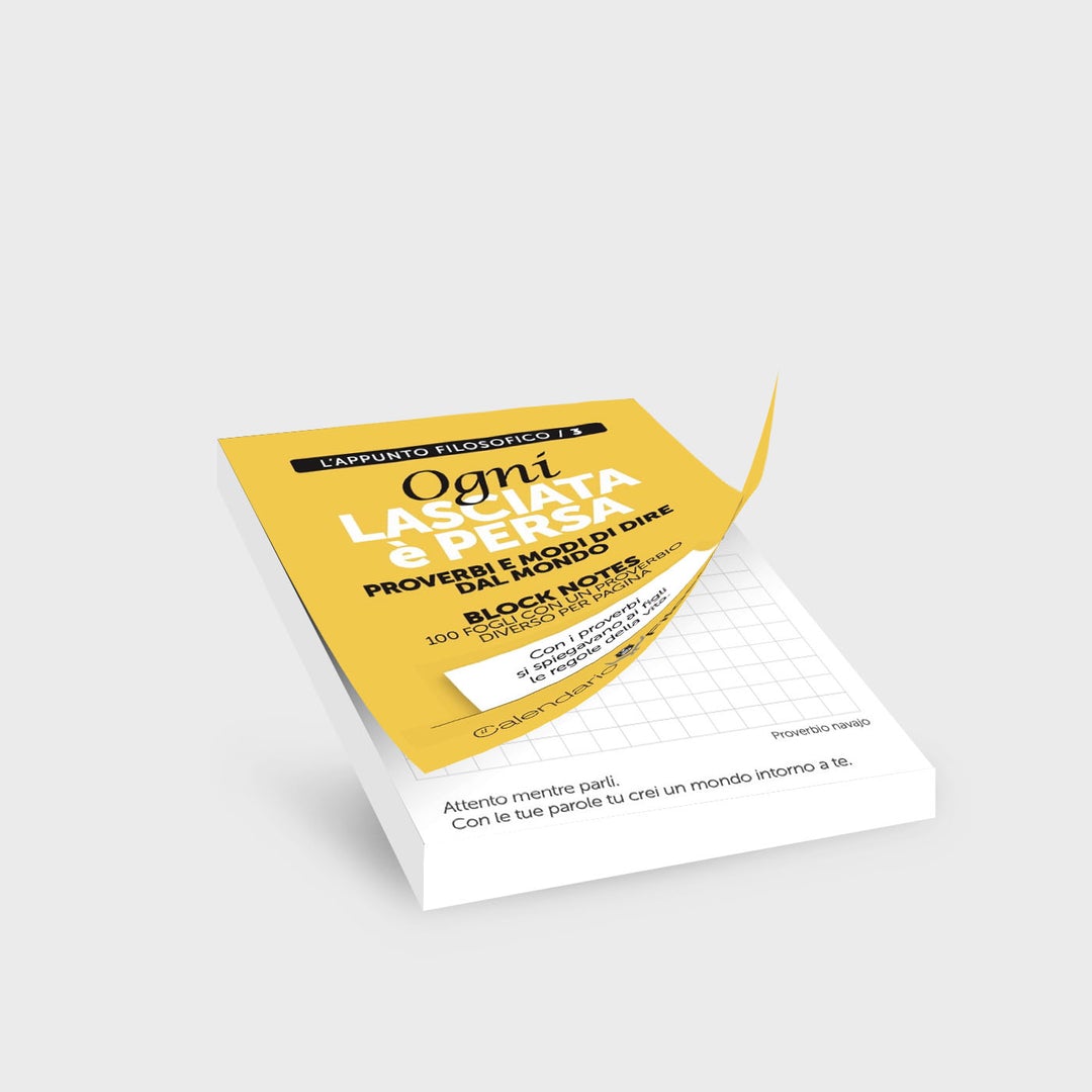 Block Notes L'Appunto Filosofico - Proverbi Dal Mondo