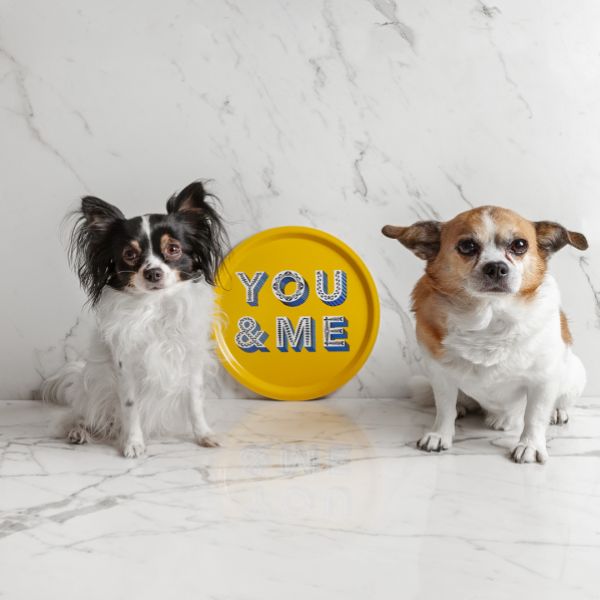 Vassoio You & Me Yellow Ø31