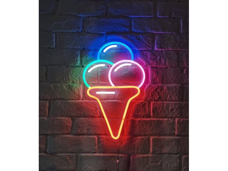 Insegna al Neon ICE CREAM