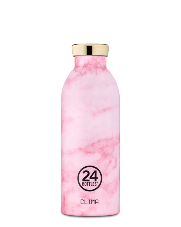Clima Bottle Pink Marble 500ml