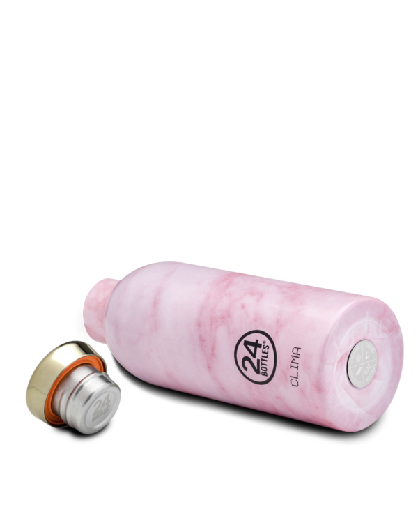 Clima Bottle Pink Marble 500ml