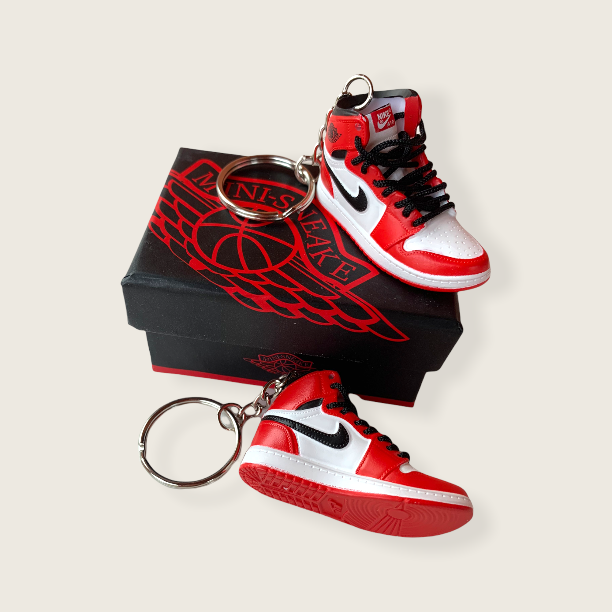 Portachiavi Mini Sneakers - Jordan 1 retro high OG Chicago