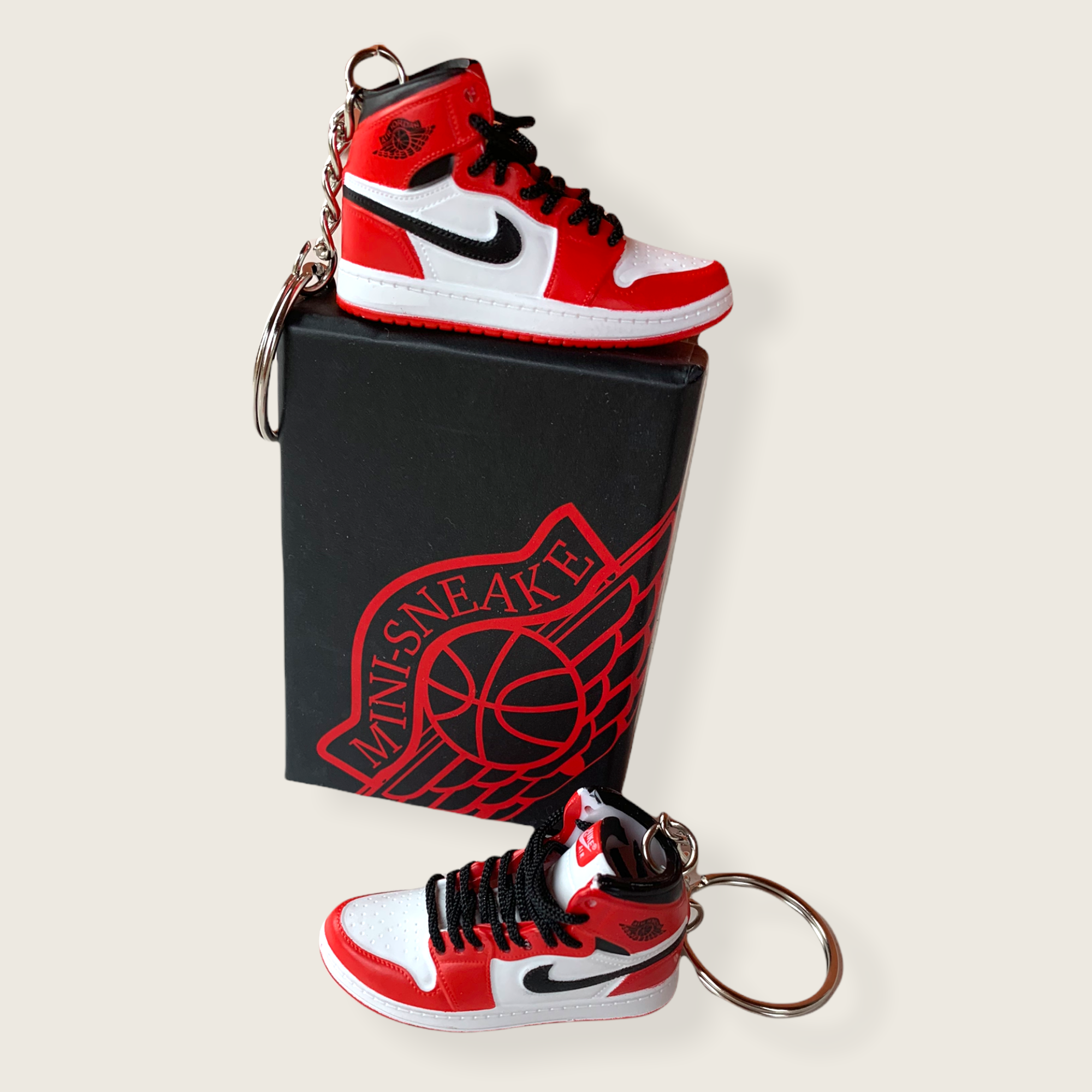 Portachiavi Mini Sneakers - Jordan 1 retro high OG Chicago