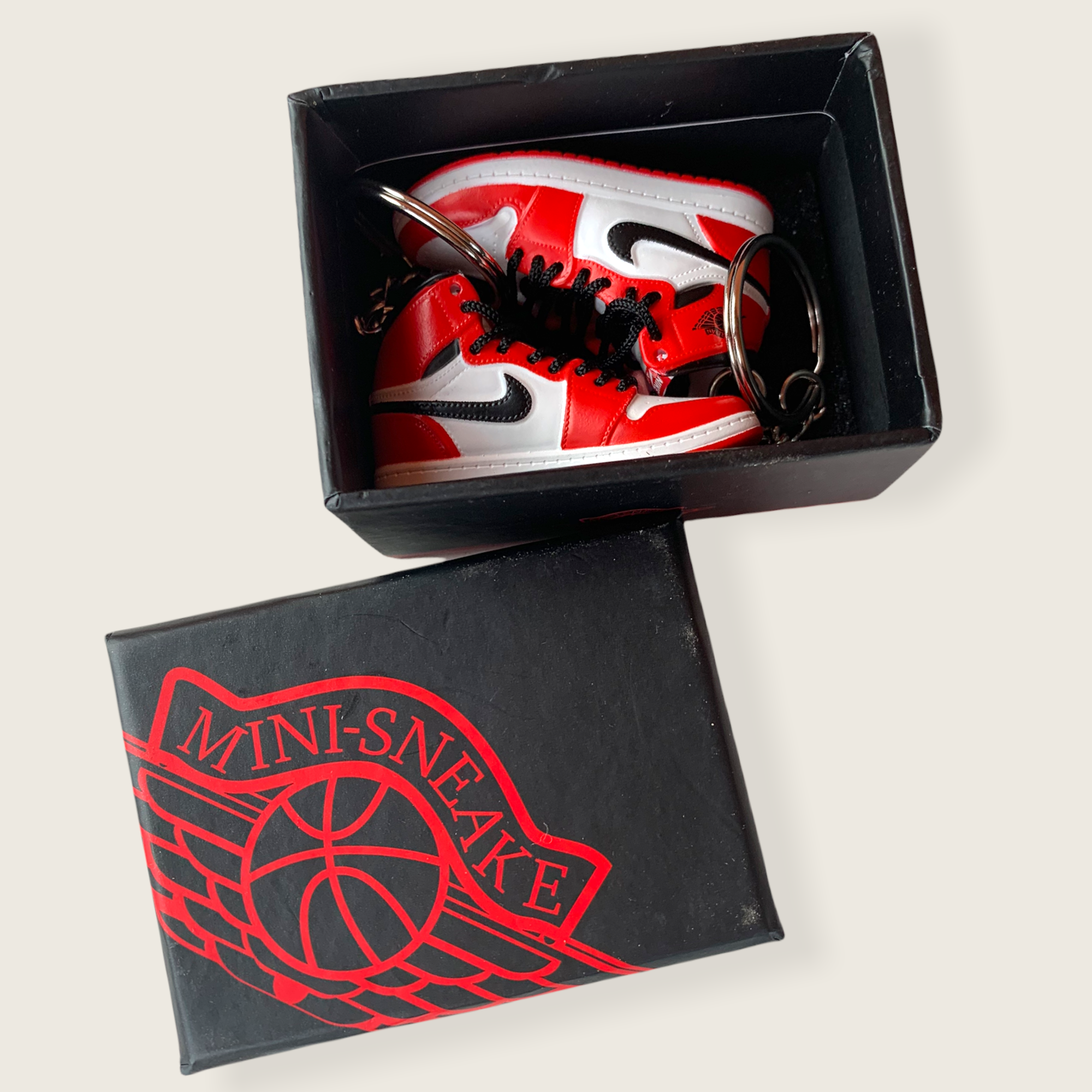 Portachiavi Mini Sneakers - Jordan 1 retro high OG Chicago