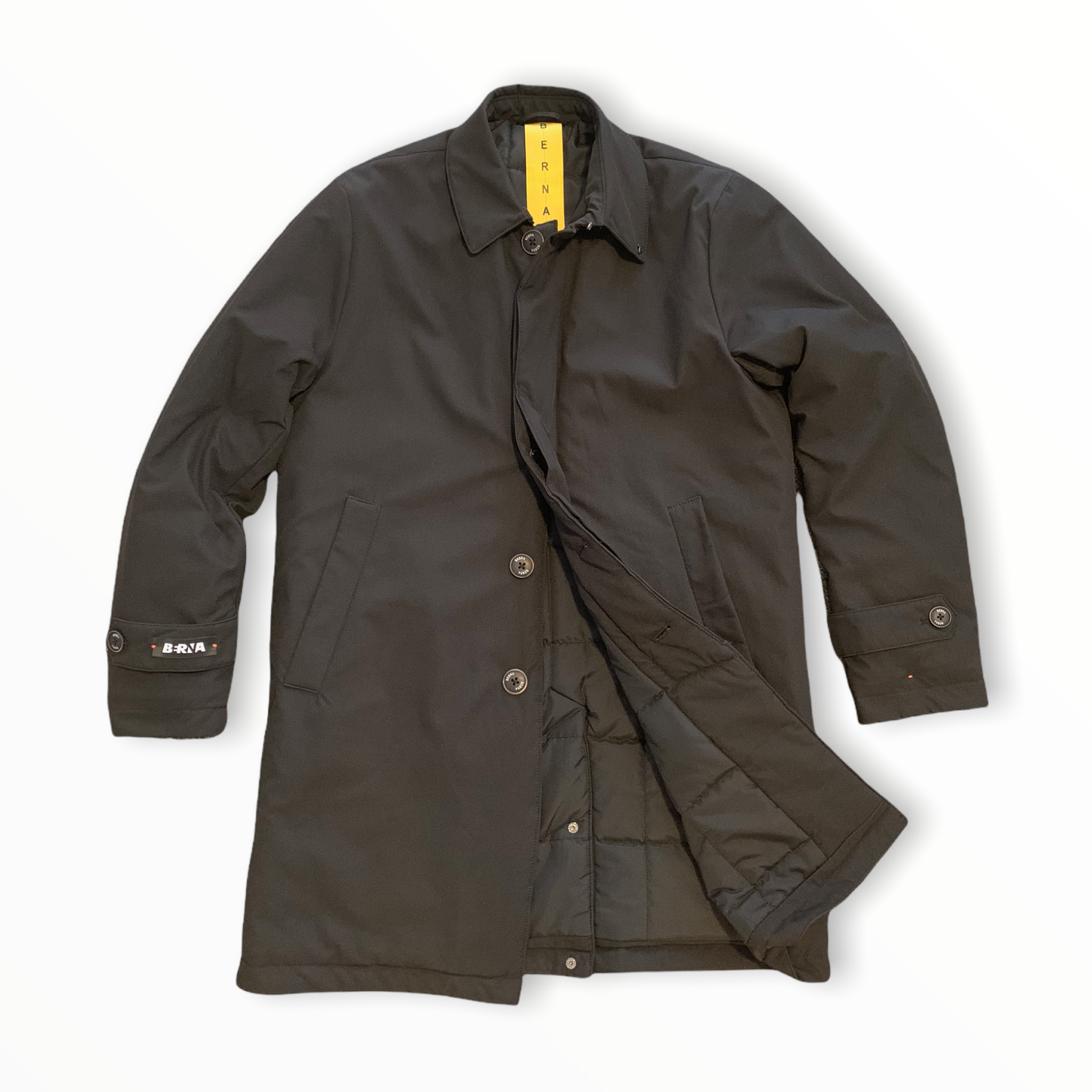 Cappotto Uomo Tecno Imbottito Nero