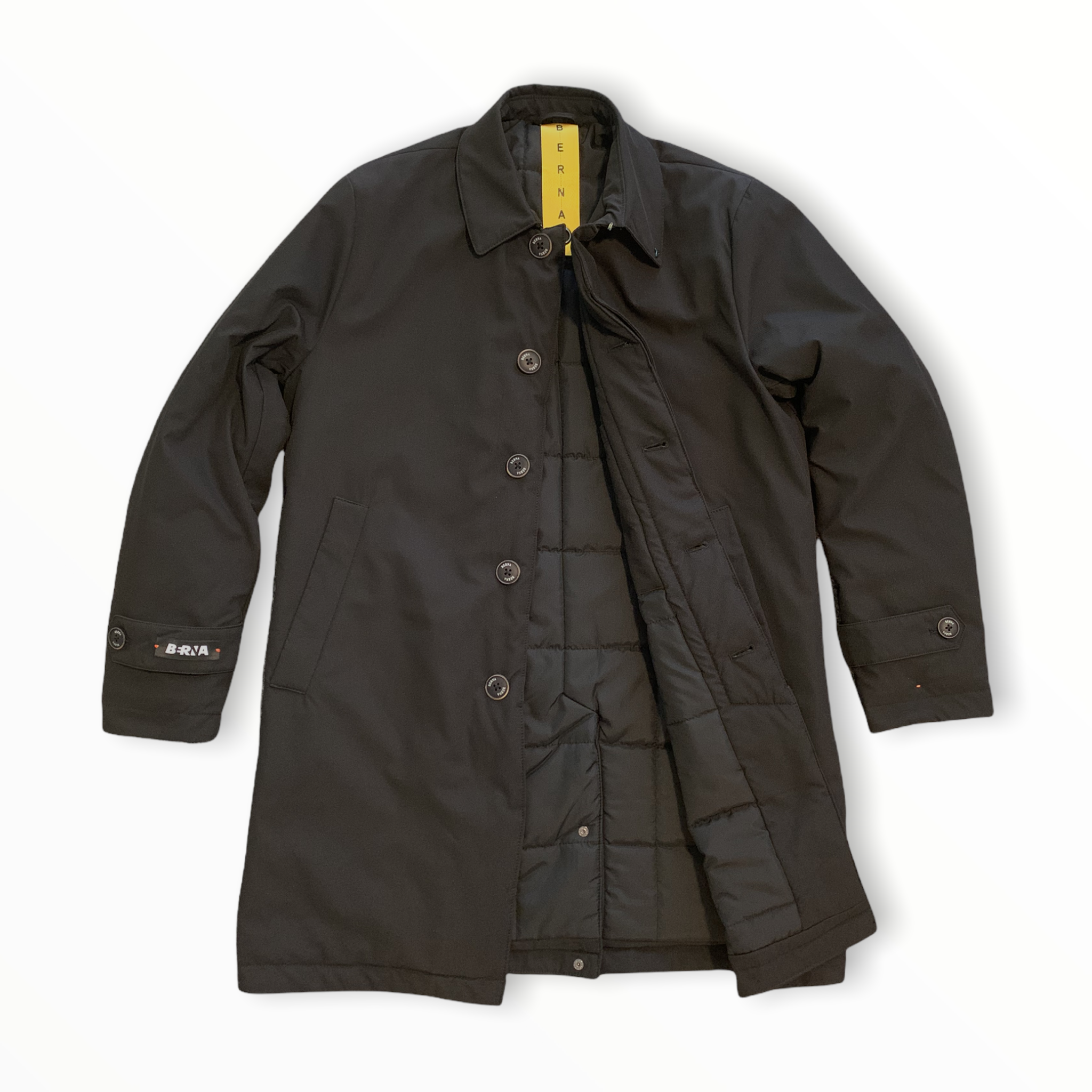 Cappotto Uomo Tecno Imbottito Nero