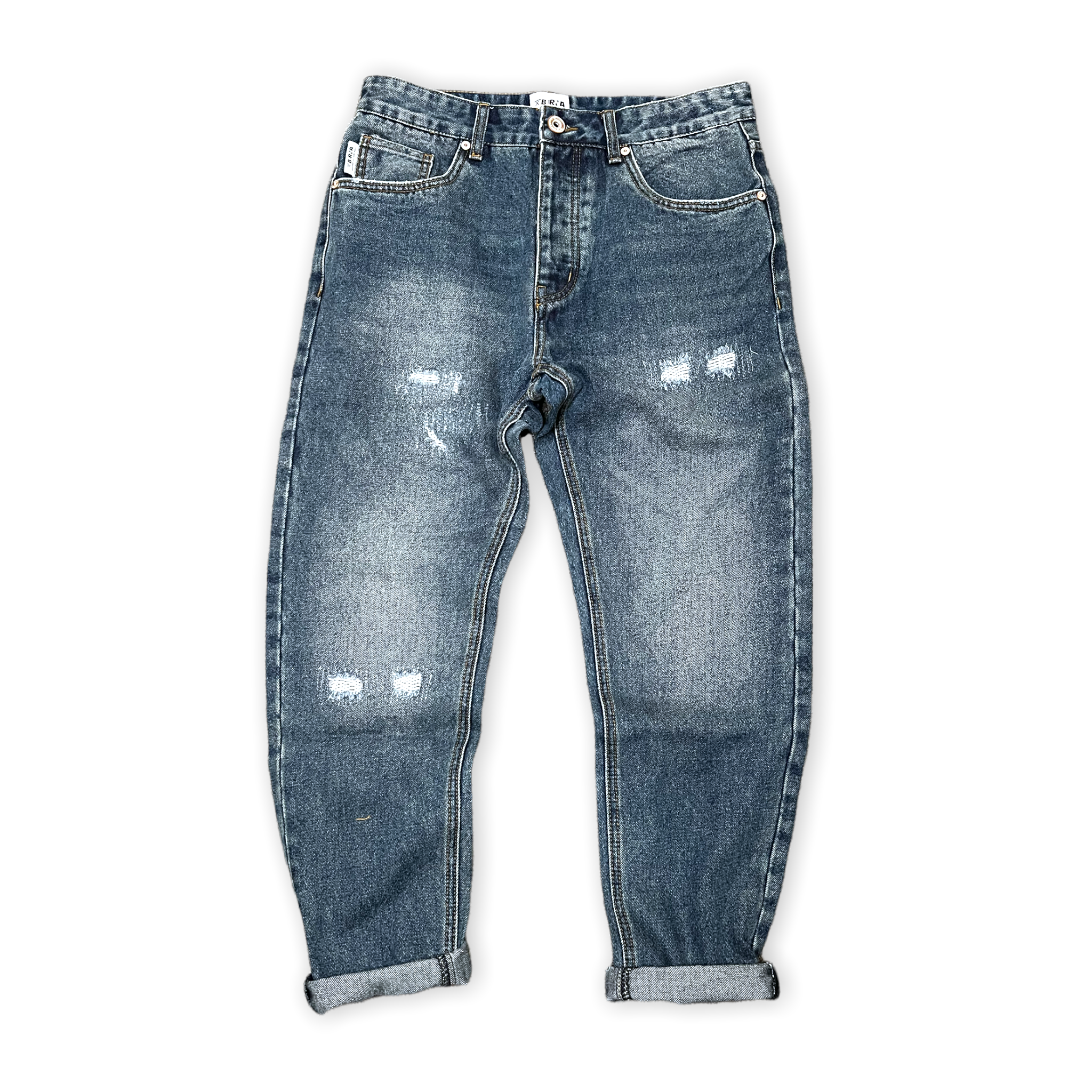 Jeans Uomo Regular Stone Washed