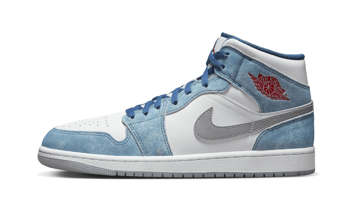 Jordan 1 MID French Blue Fire Red