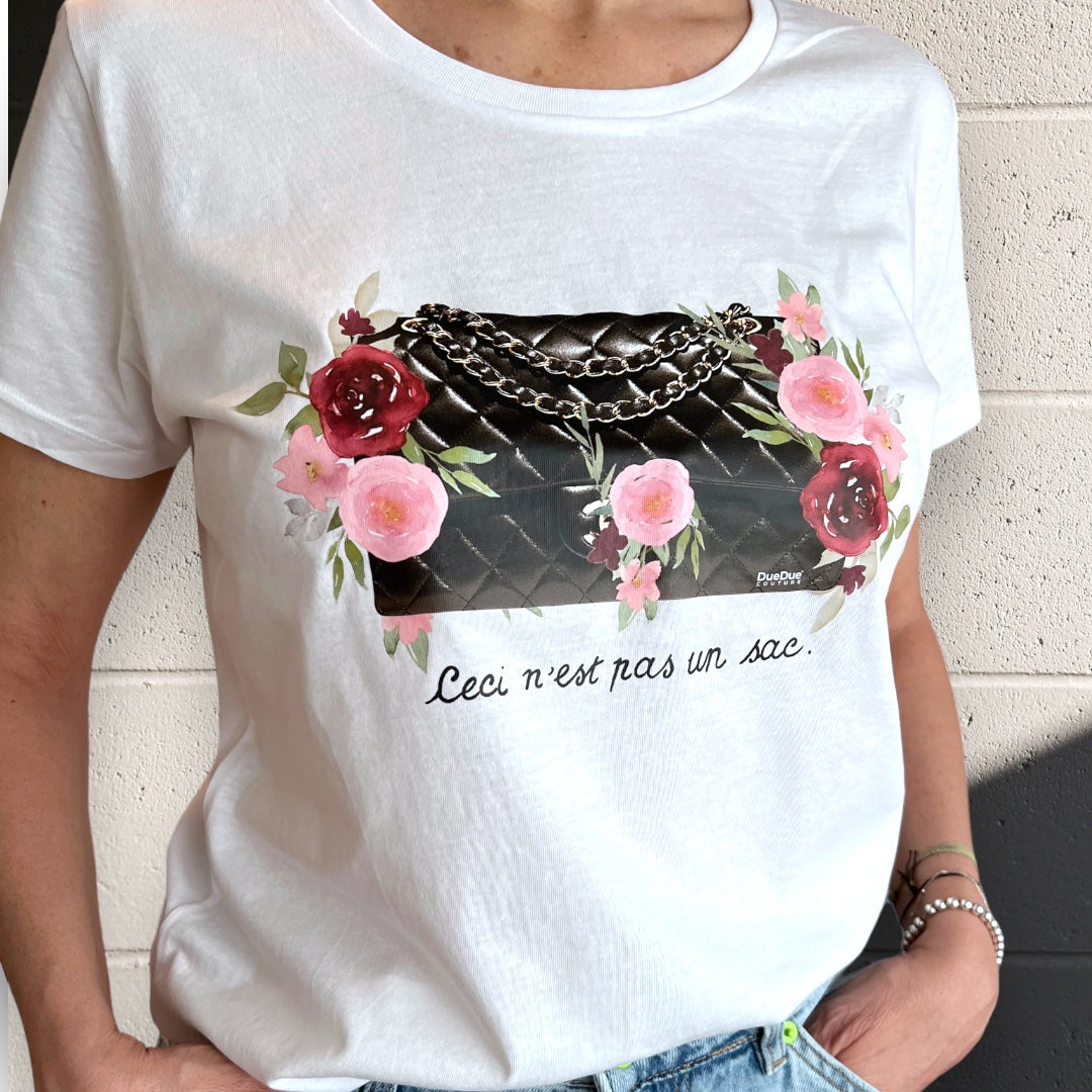 T-Shirt Donna BAG CH FLOWERS