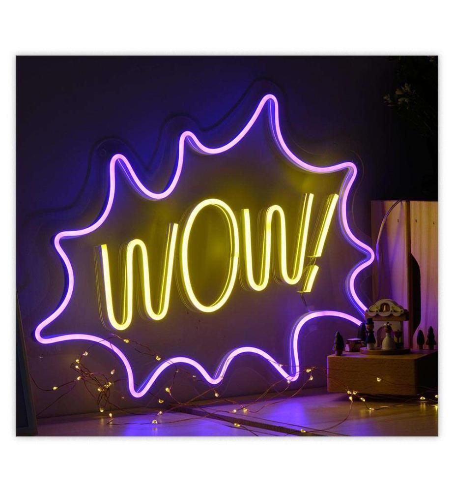 Insegna al Neon WOW