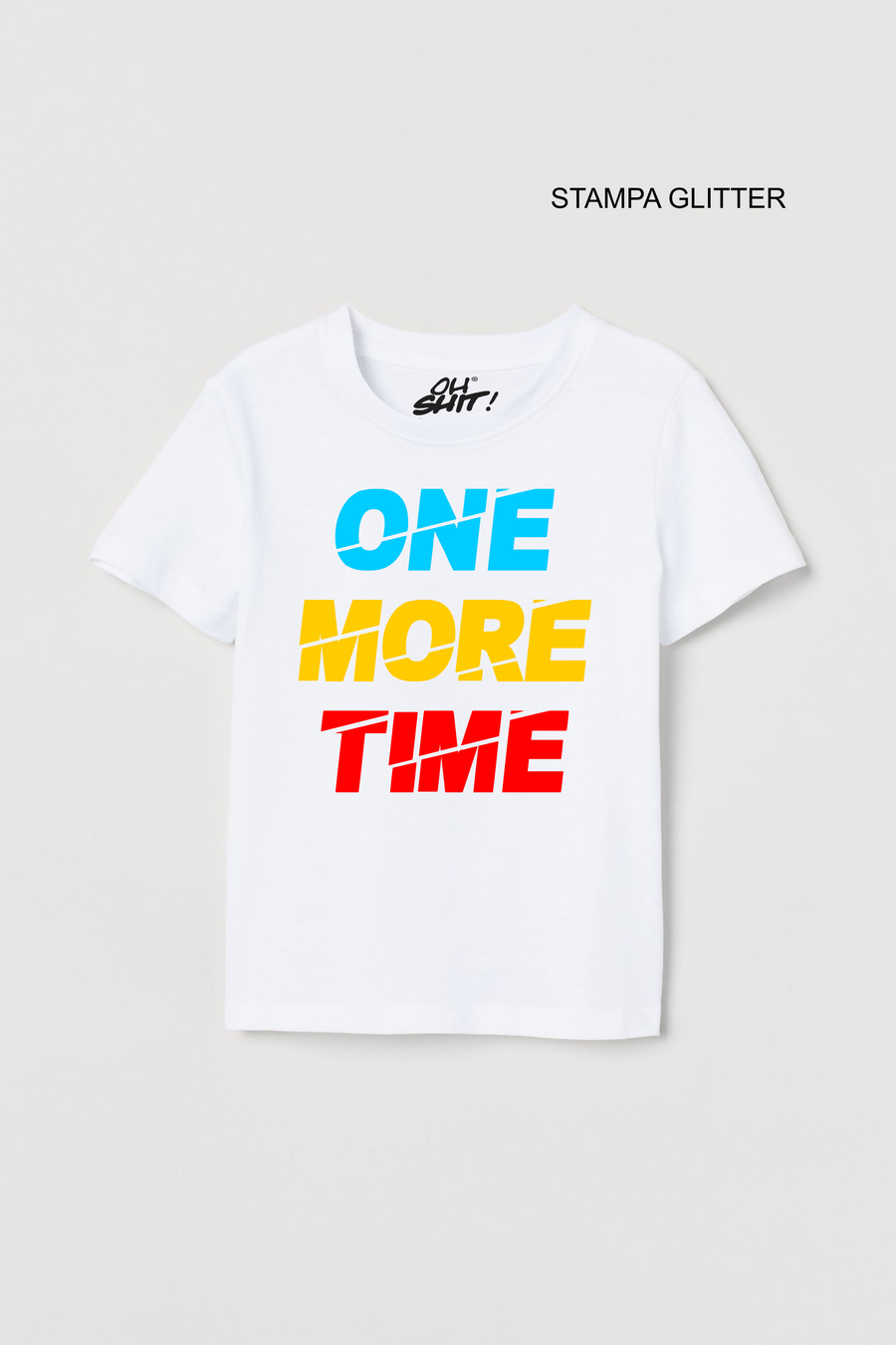 T-Shirt Donna Glitter ONE MORE TIME